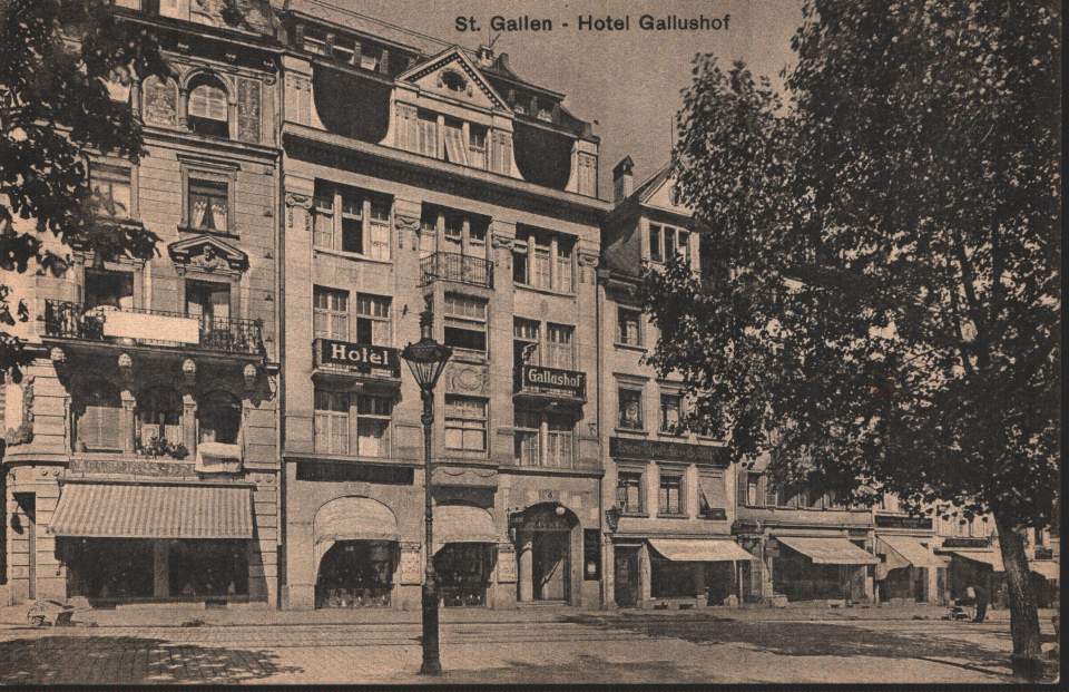 Postkarte Hotel Gallushof St.Gallen