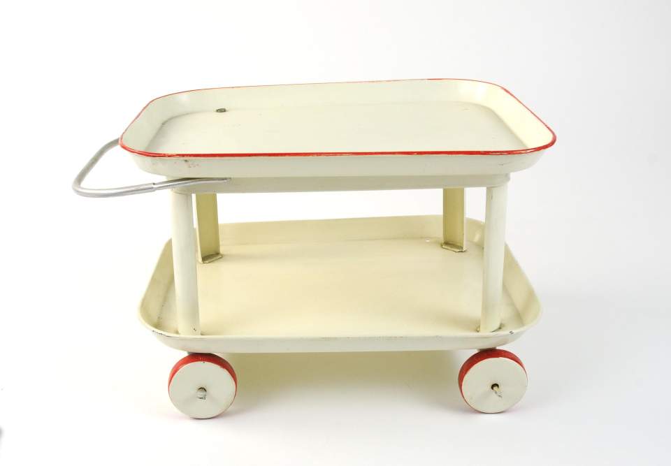 Puppen-Servierwagen, Servierboy