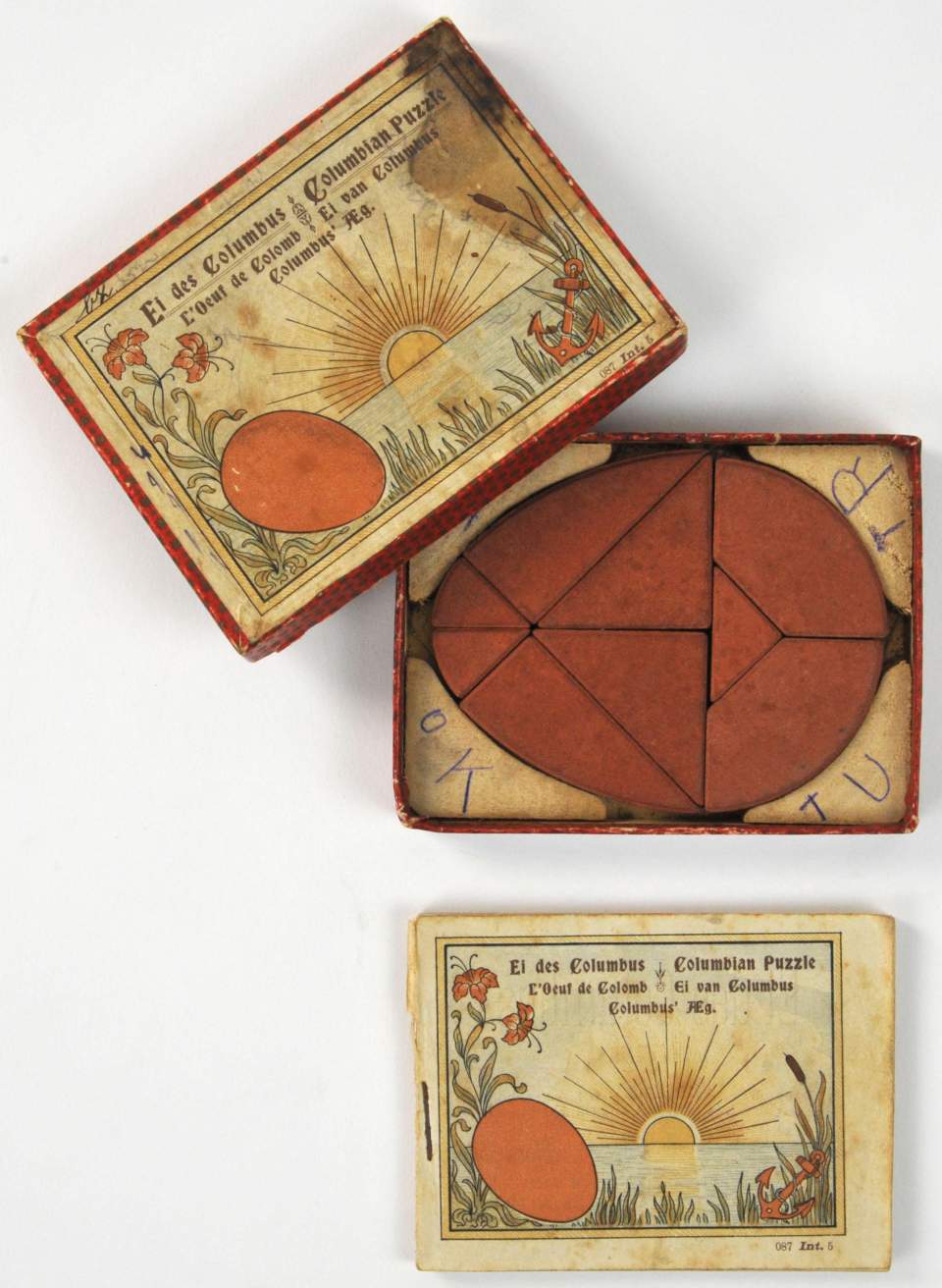 Puzzle,Spiel, Ei des Columbus, Anker Steinbaukasten