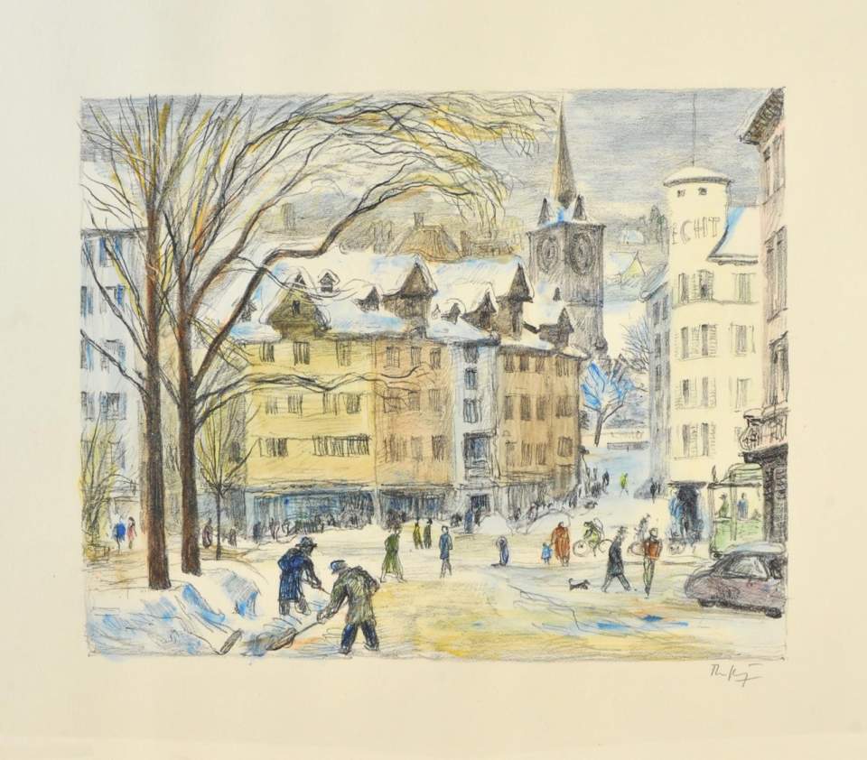 Marktplatz St.Gallen Richtung St.Mangen