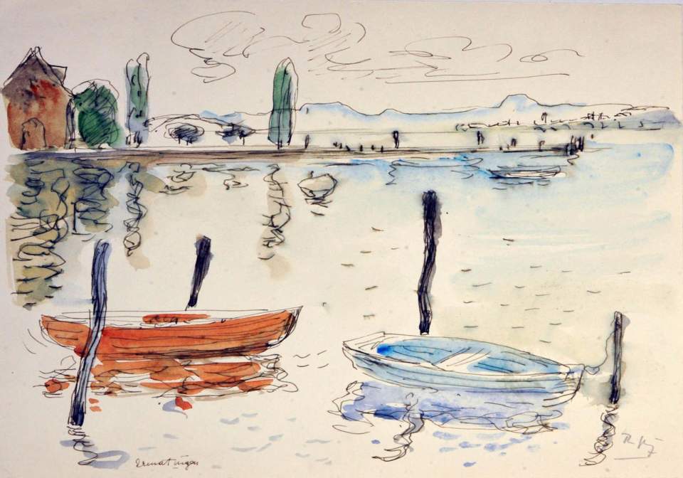 Aquarell, Ermatingen