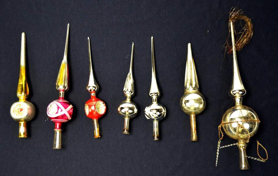 Weihnachtsschmuck, 7 Christbaumspitzen