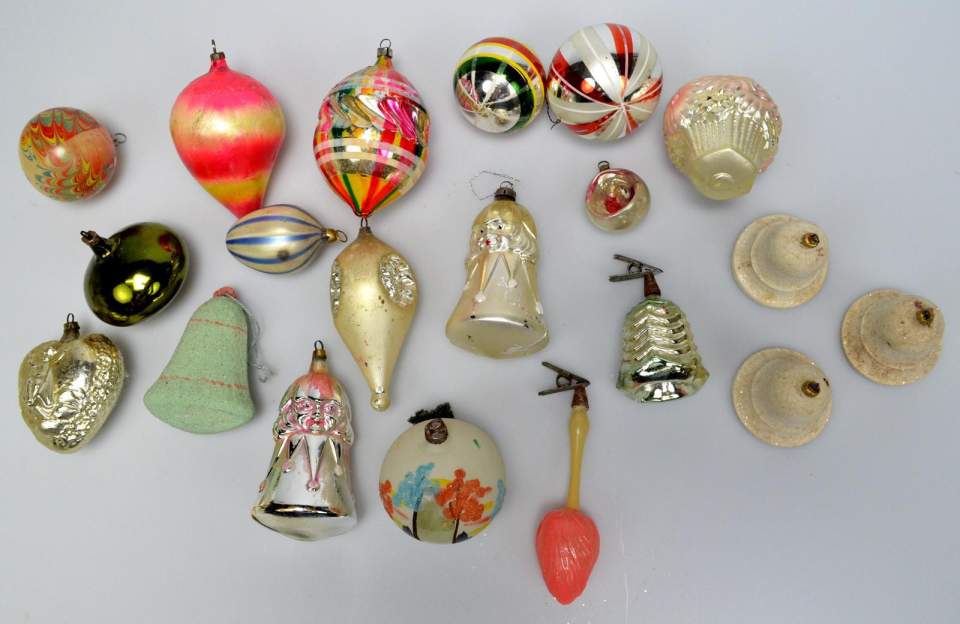 Weihnachtsschmuck, 20 Objekte versch. Art