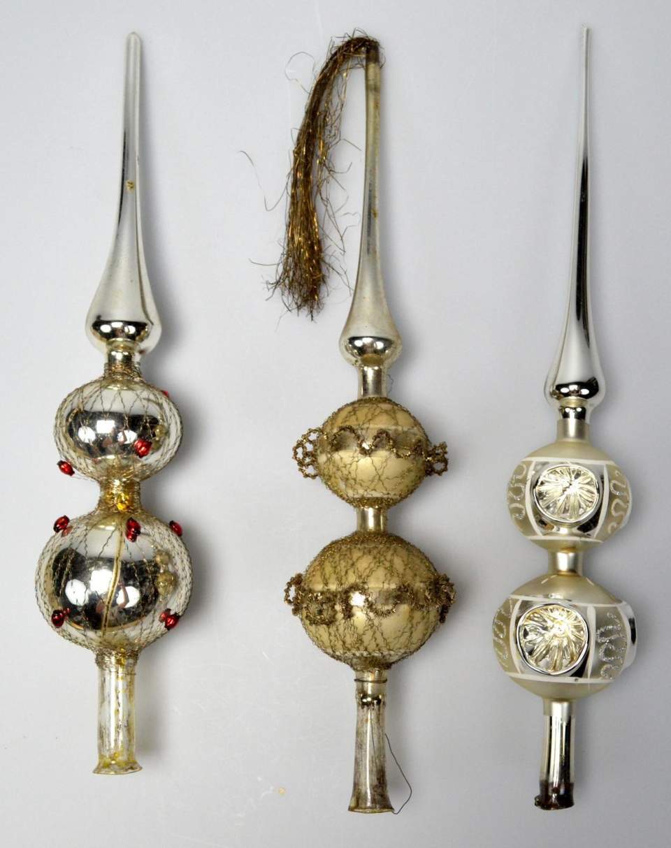 Weihnachtsschmuck, 3 Christbaumspitze