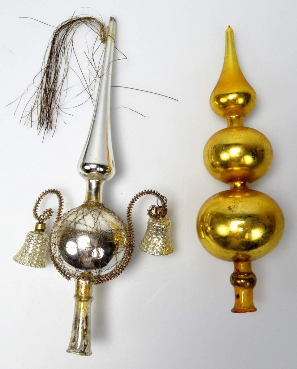 Weihnachtsschmuck, 2 Christbaumspitze