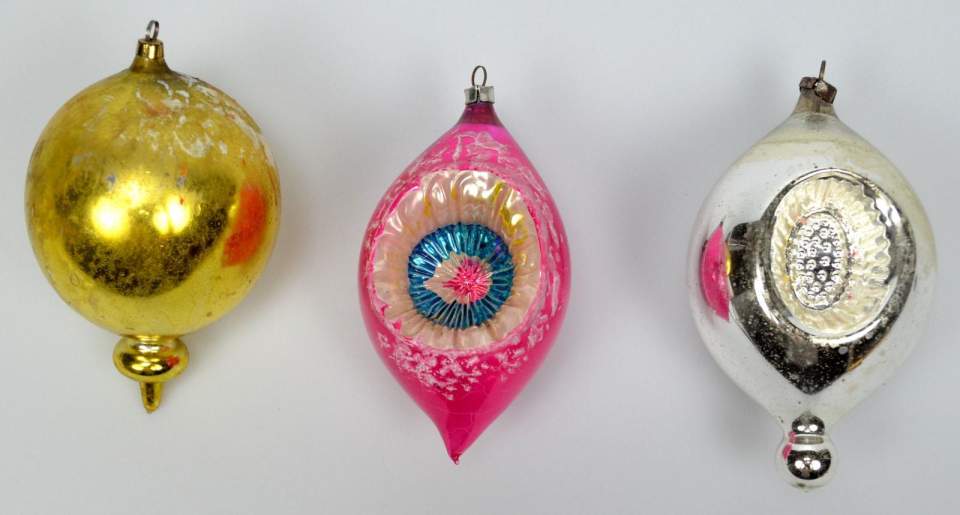Weihnachtsschmuck, 3 Christbaumkugeln