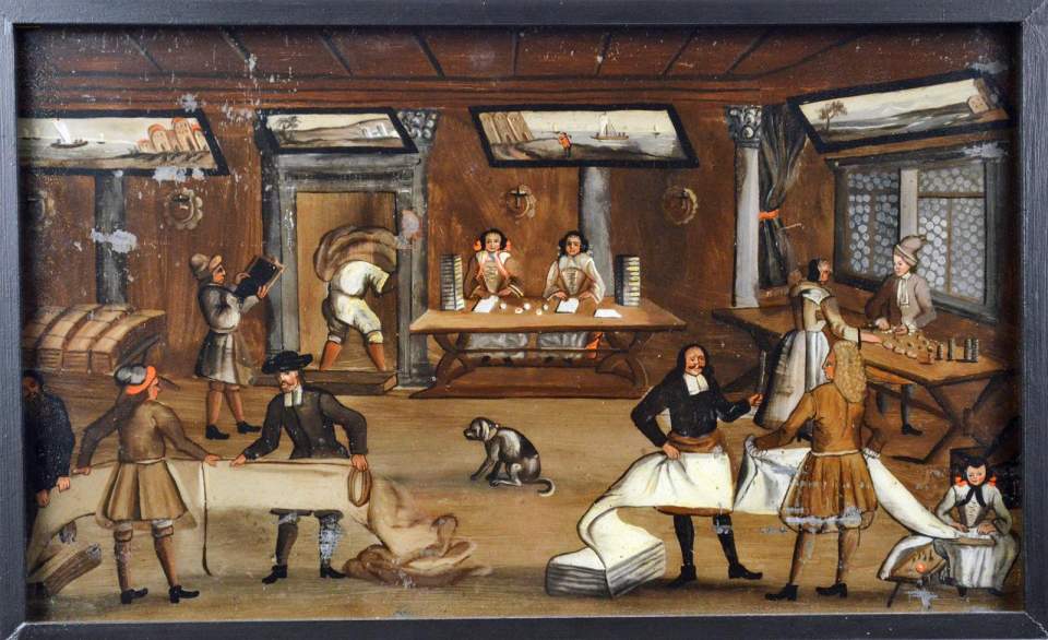  Leinwandschau in St.Gallen im 17. Jh.