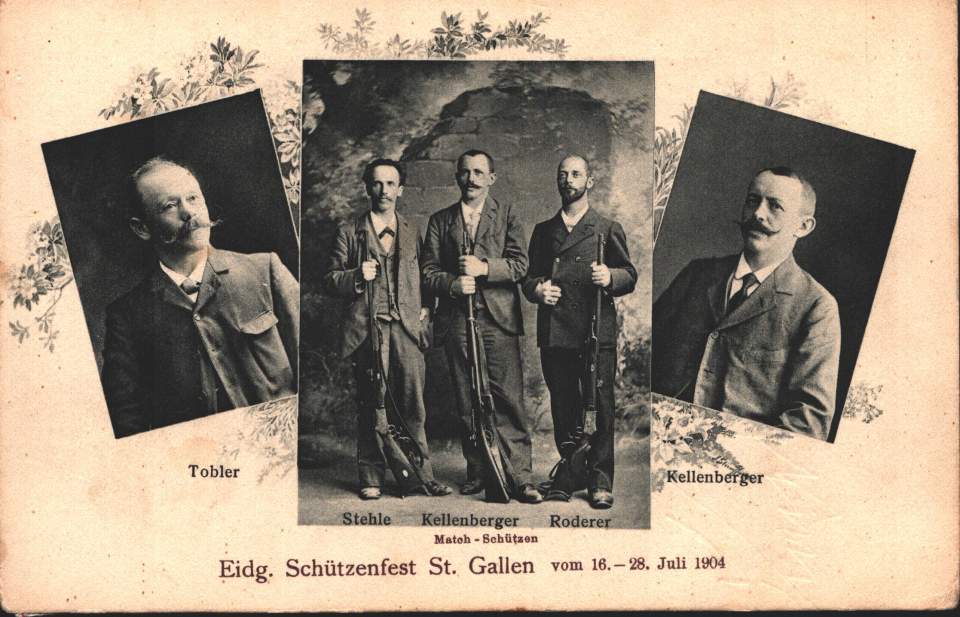 Postkarte Eidg. Schützenfest St. Gallen