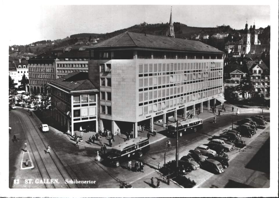 Postkarte Schibenertor St.Gallen