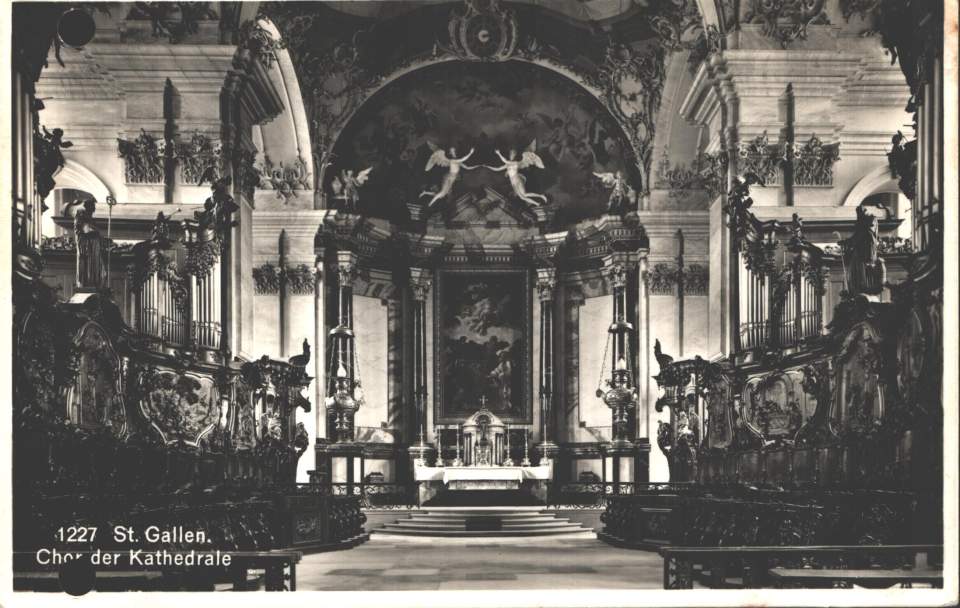 Postkarte Chor der Kathedrale