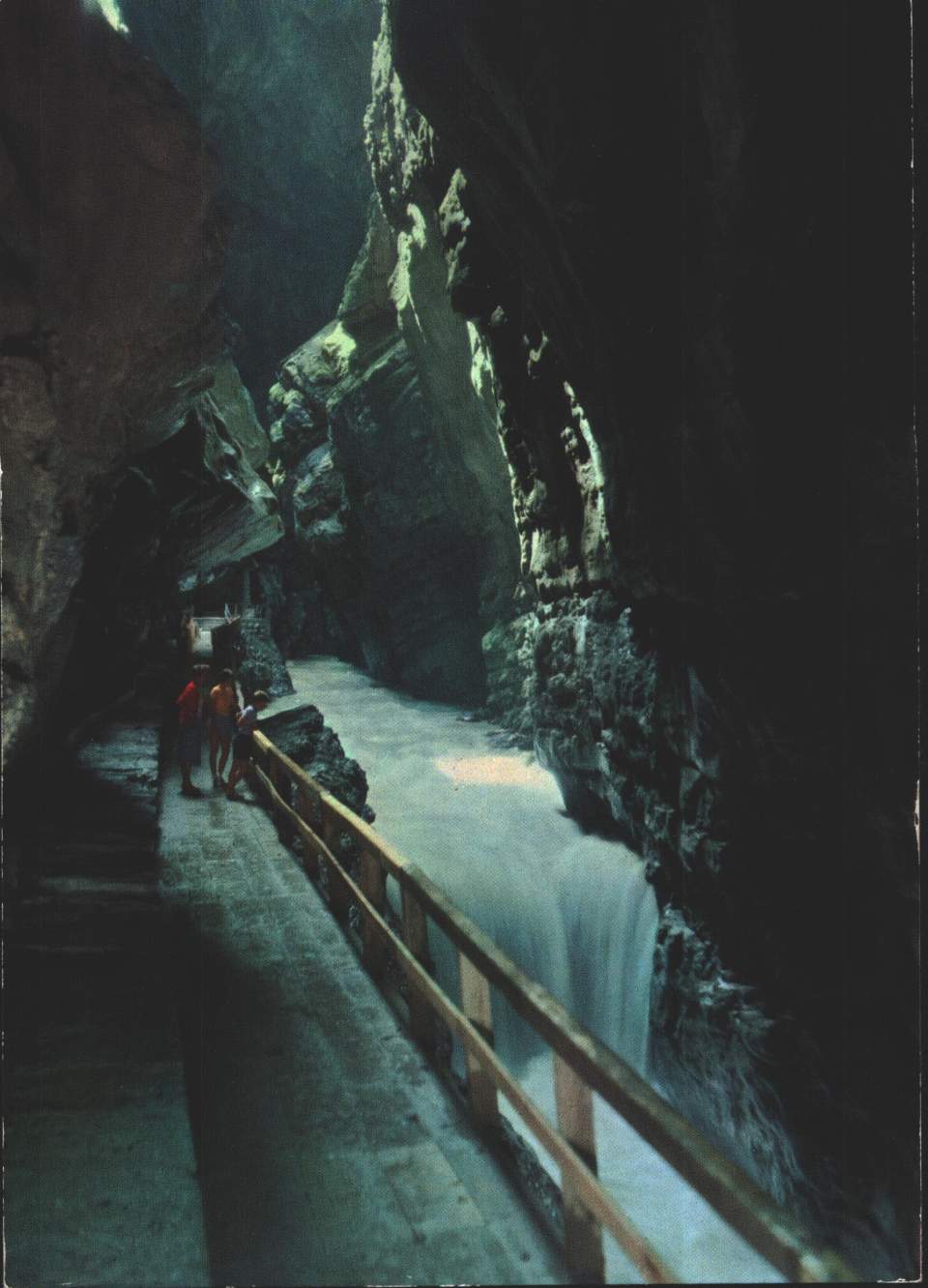 Postkarte Taminaschlucht Bad Ragaz