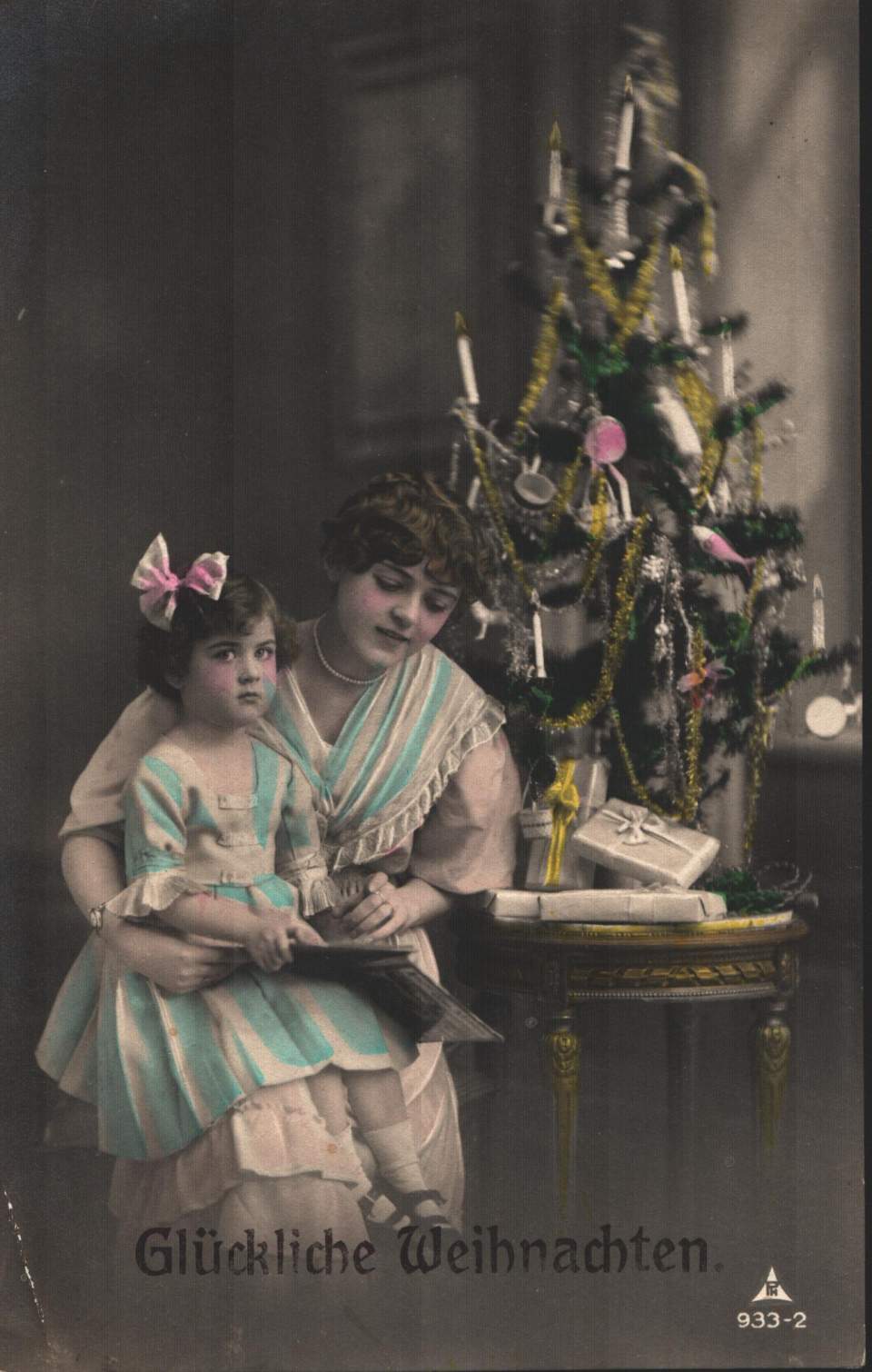 Postkarte, Christbaum, Weihnachten