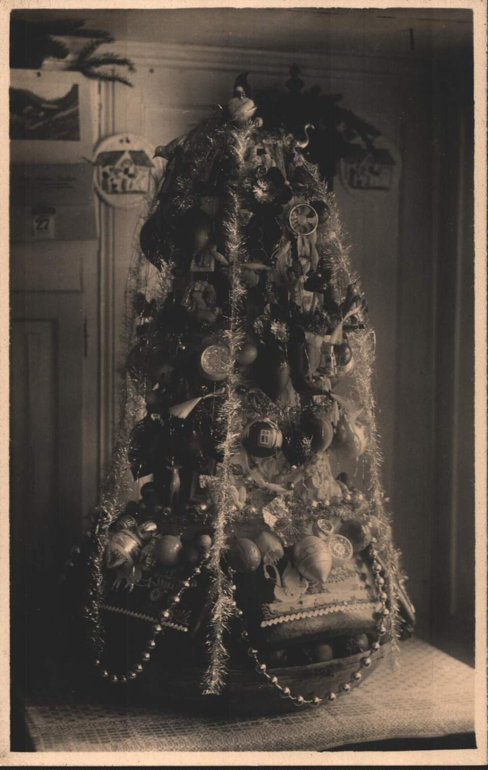 Postkarte, Christbaum, Weihnachten