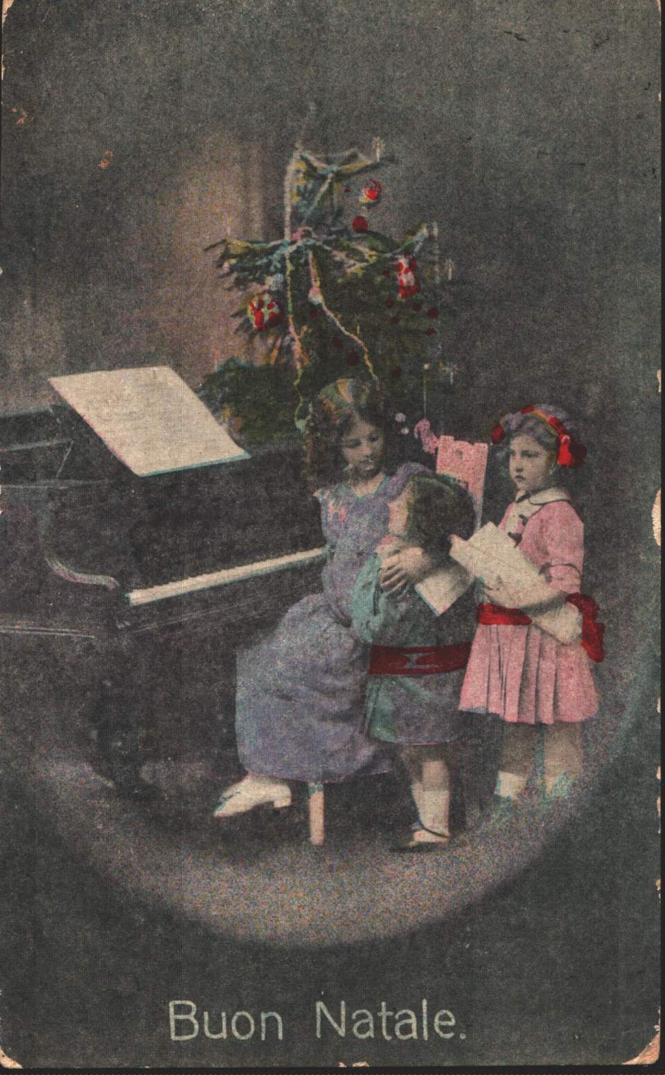 Postkarte, Christbaum, Weihnachten
