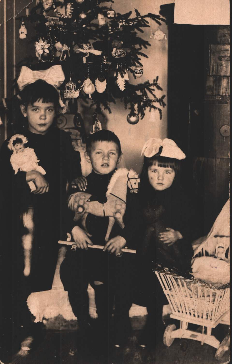 Postkarte, Christbaum, Weihnachten