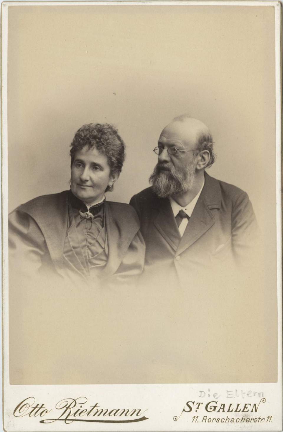 Foto Karl und Marie Cunz-Zollikofer