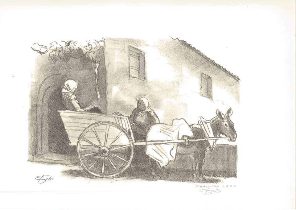 Grafik, Weihnachten 1949