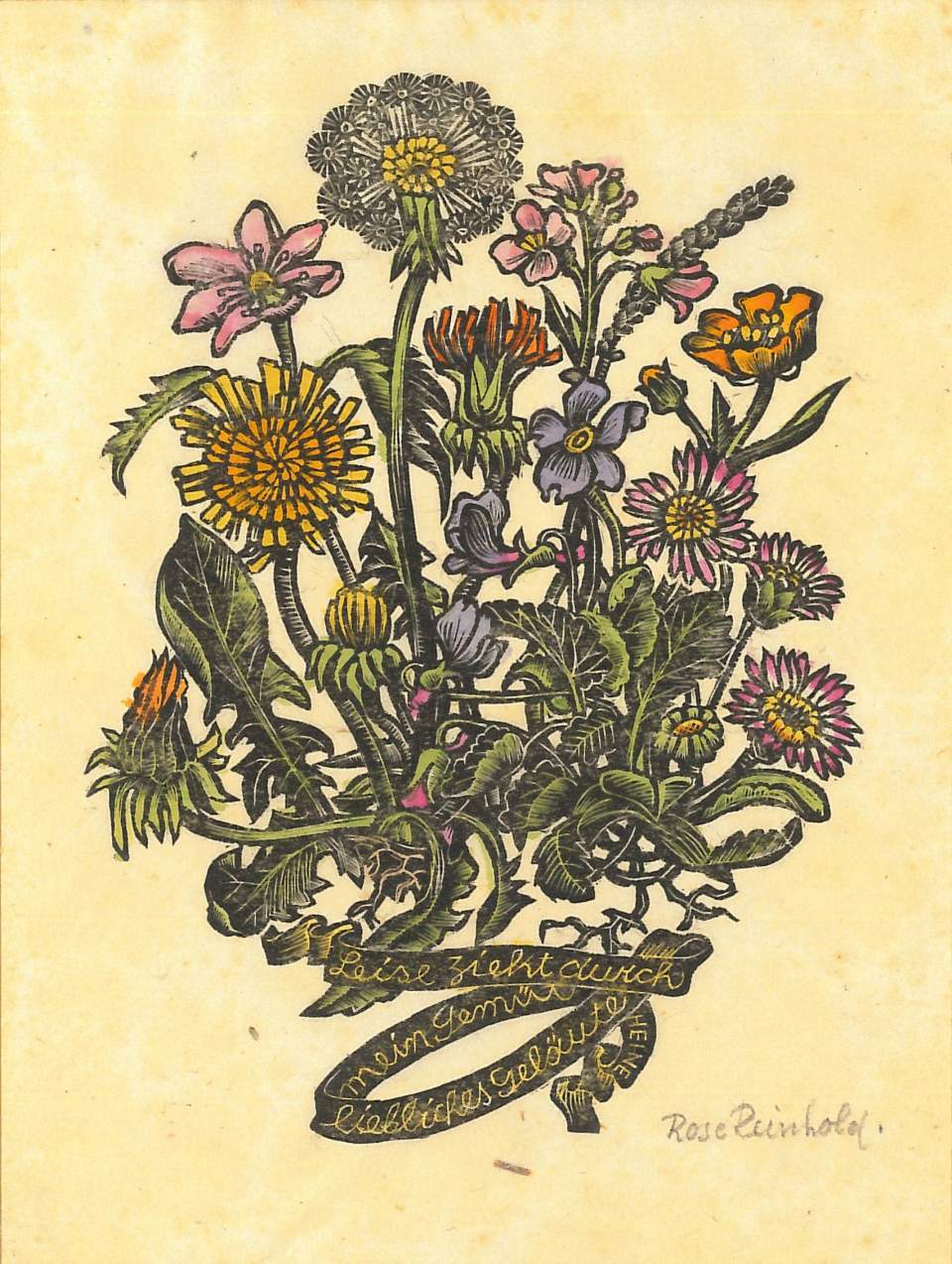 Grafik, Blumen