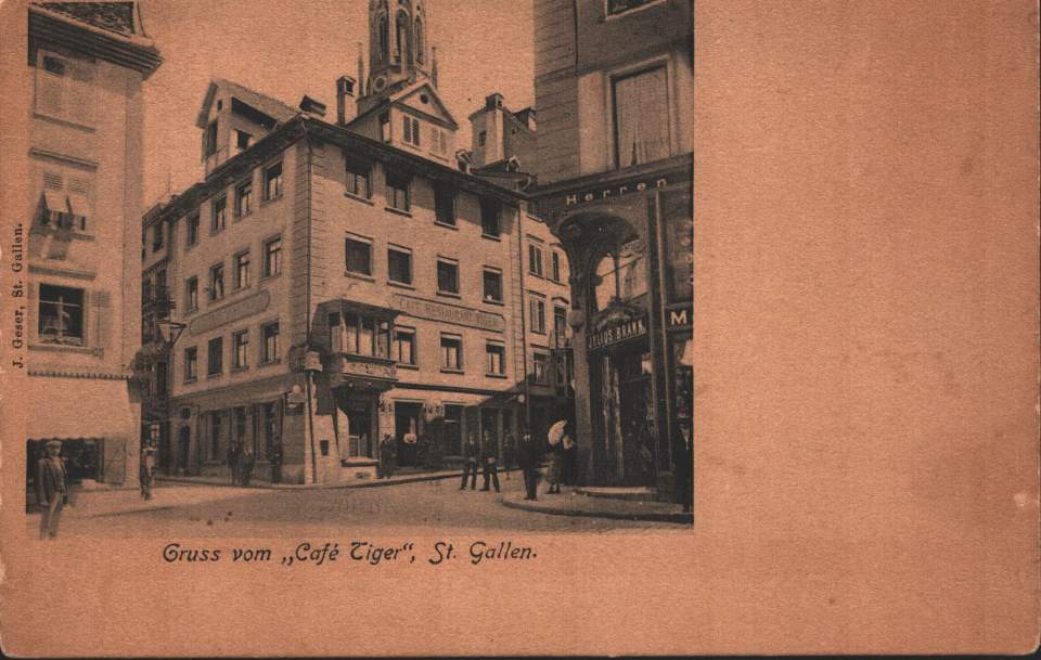 Ansichtskarte, Haus zum Tiger