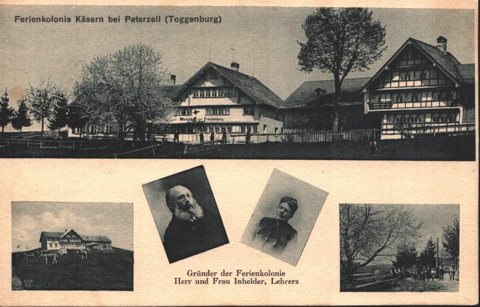 Ansichtskarte, Ferienkolonie bei Peterzell 