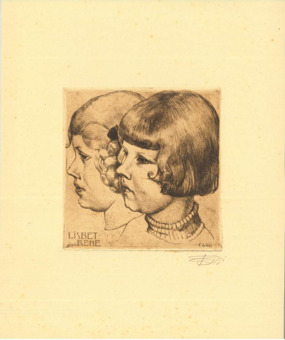Grafik, Sammlung, Fritz Gilsi