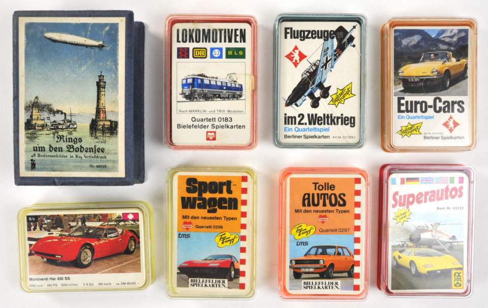 8 Quartettspiele, Kartenspiel