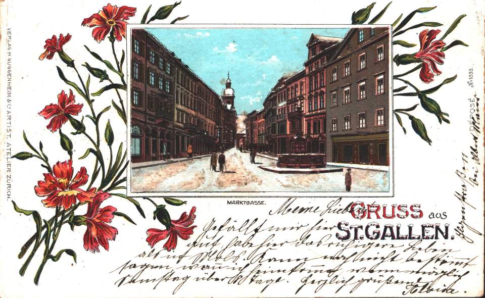 Ansichtskarte, Marktgasse