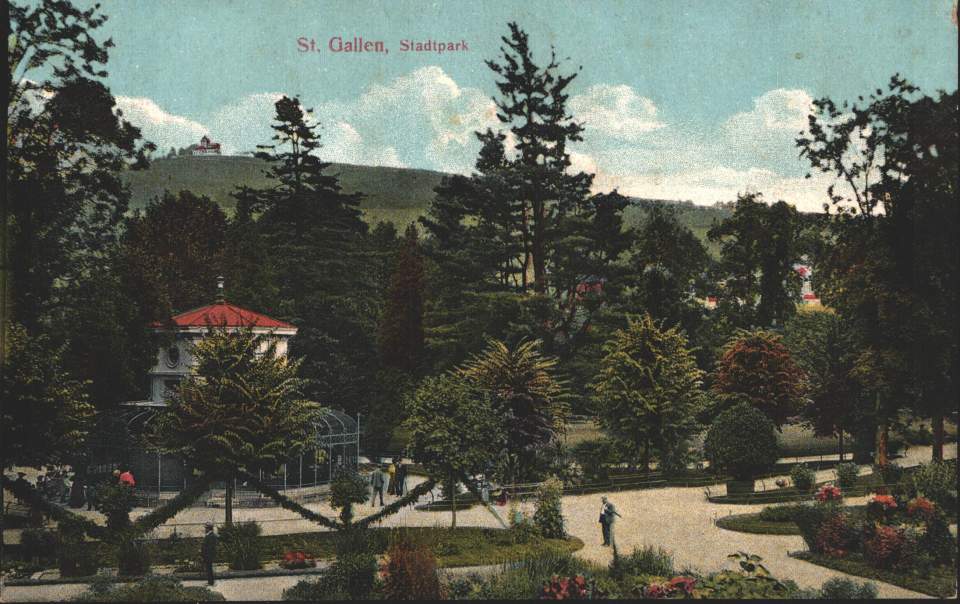 Ansichtskarte, Stadtpark