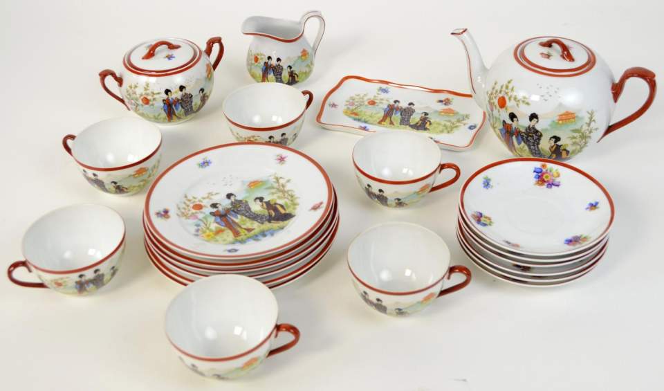 Teeservice, 6 teilig