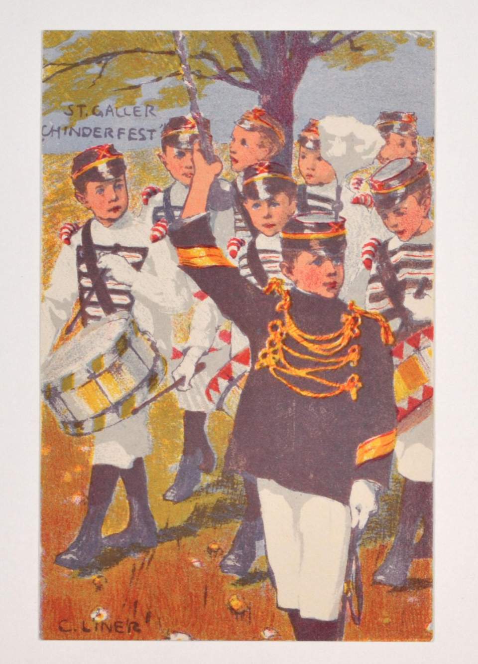 Postkarte zum Kinderfest St. Gallen