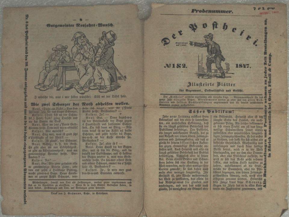 "Der Postheiri" (Nr.1 & 2) 1847