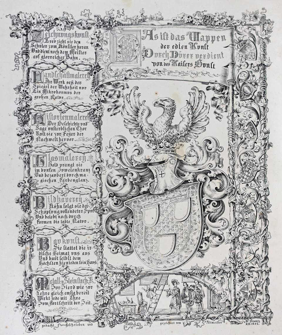 Grafik, Das ist das Wappen der edlen Kunst