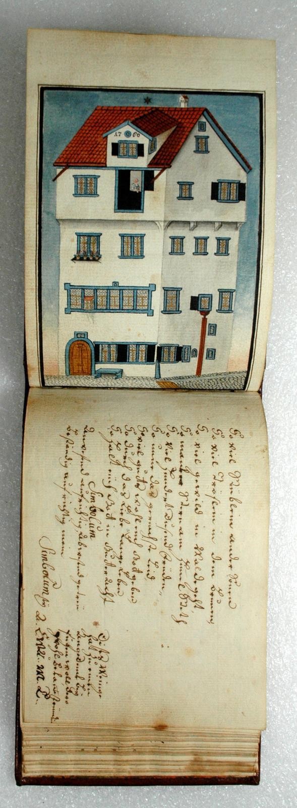 Stammbuch mit Widmung von Seb.Kirchhofer