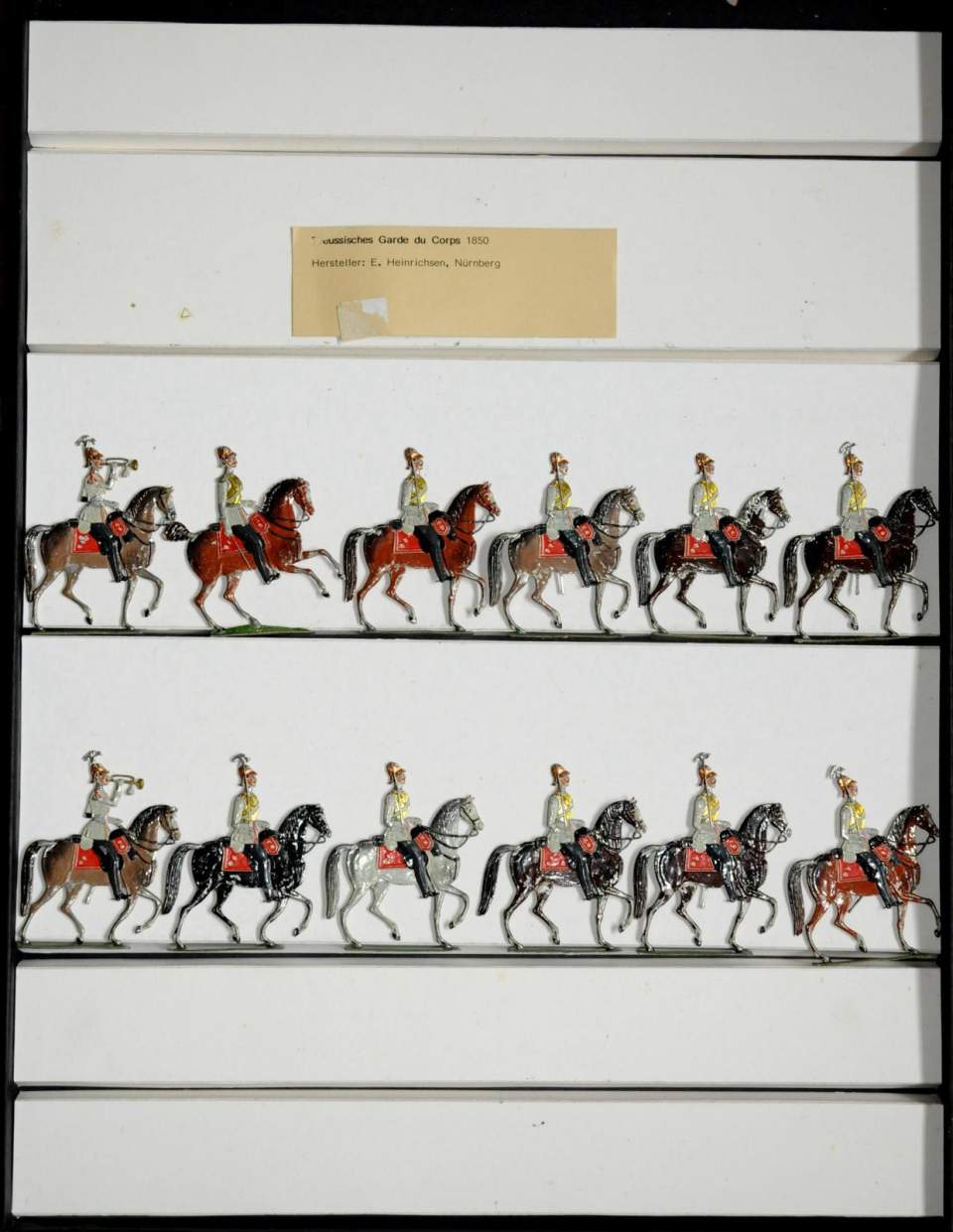 Zinnfiguren, Zinnsoldaten, Preussische Garde du Corps, Reiter