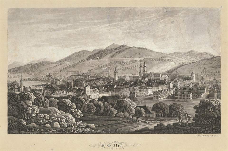St.Gallen von Nordwesten