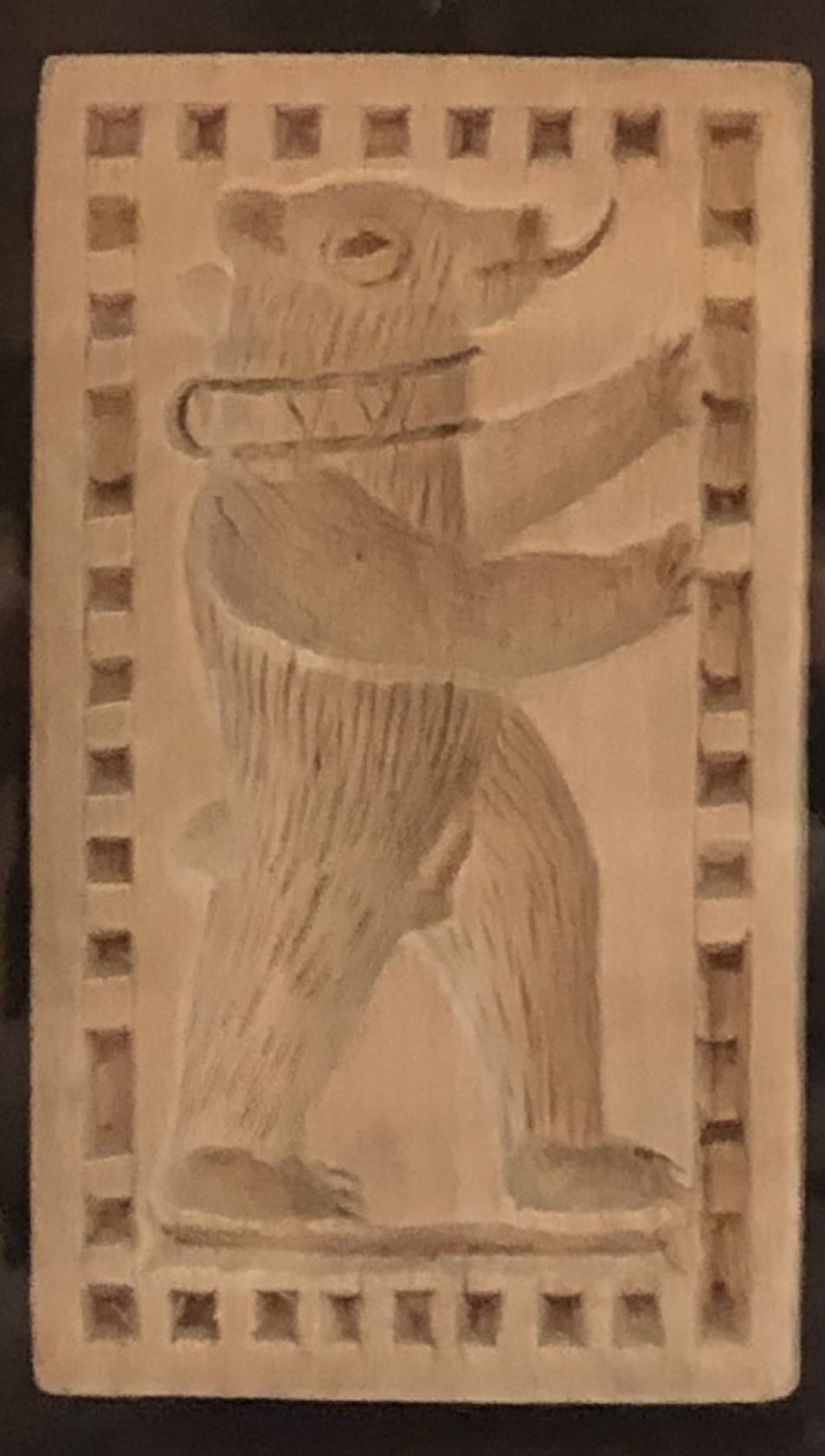 Gebäckmodel Baum, Bibermodel