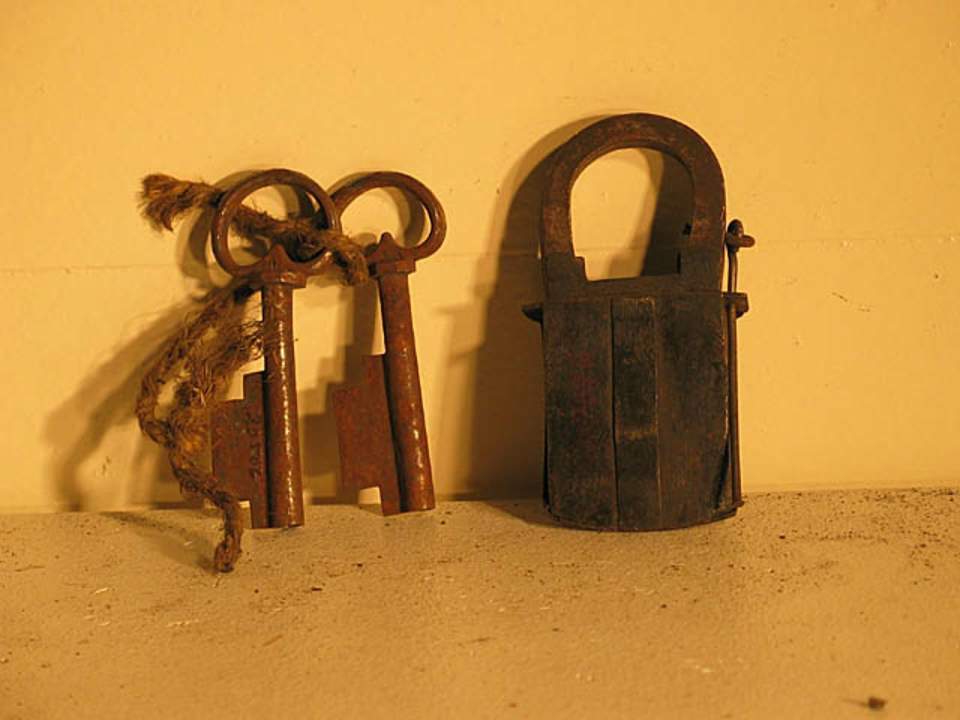 Vorhängeschloss mit 2 Schlüsseln
