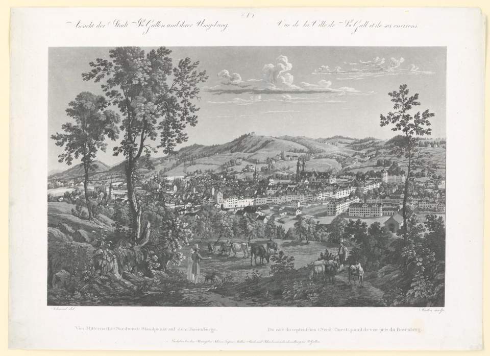 St.Gallen von Nordwesten