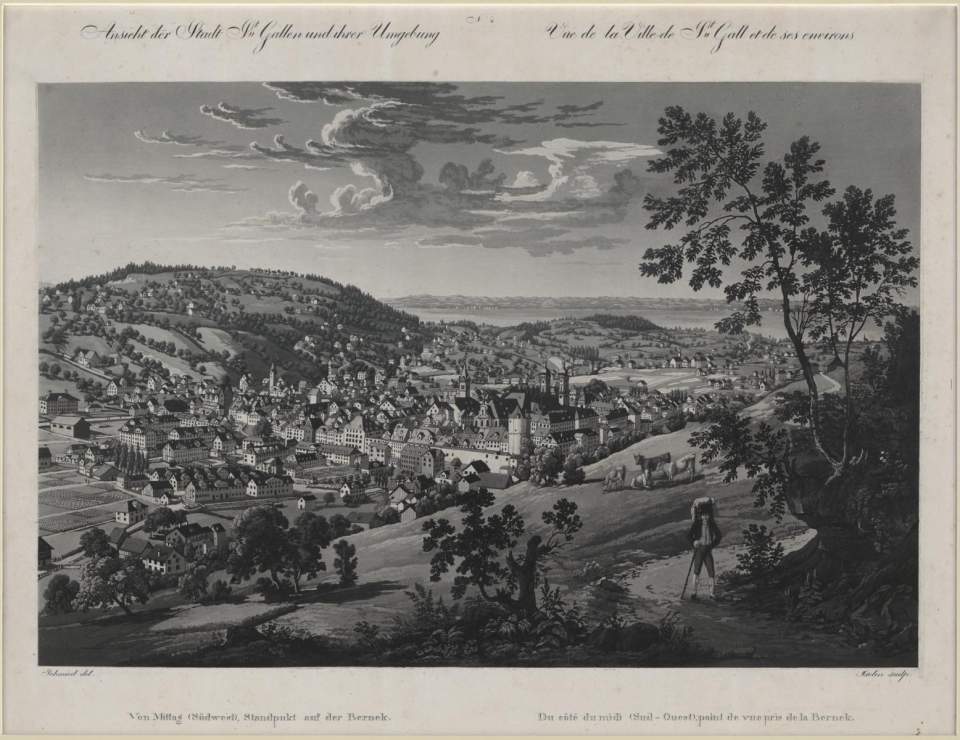 St.Gallen von Südwesten