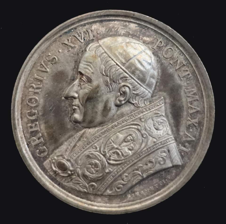 Medaille Papst Gregor XVI. 1831 - 46