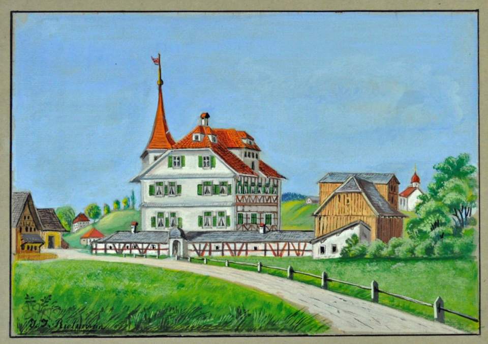 Ansicht des Hauses Bürgli in St.Gallen