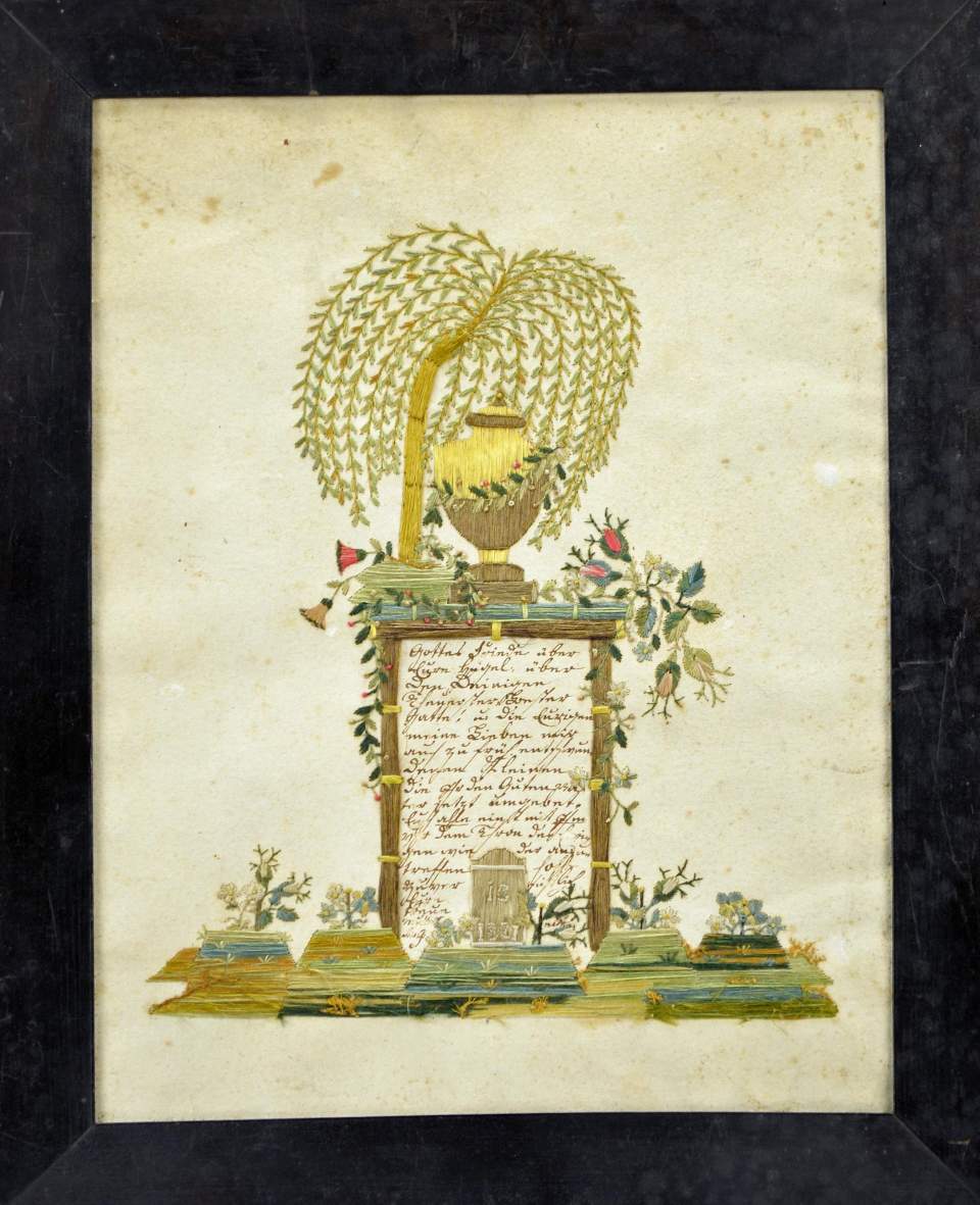 Erinnerungsblatt an Dr. med. Johannes Gräflein, Steckborn; 1821