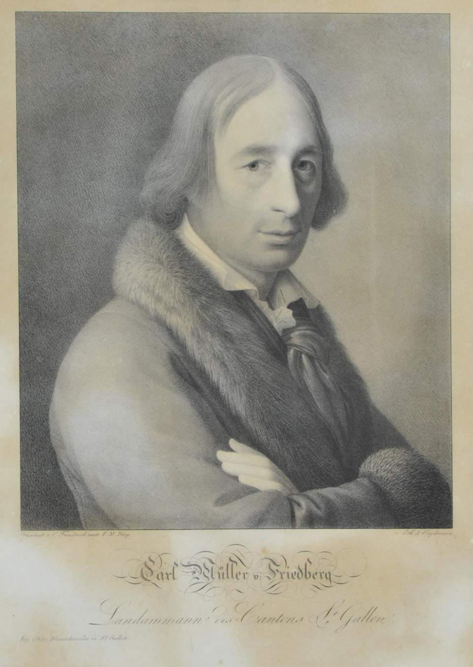 Bildnis des Karl Müller von Friedberg