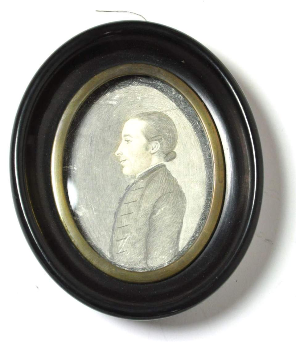 Bildnis eines unbekannten jungen Mannes, Herr Zwicky ?, Miniatur