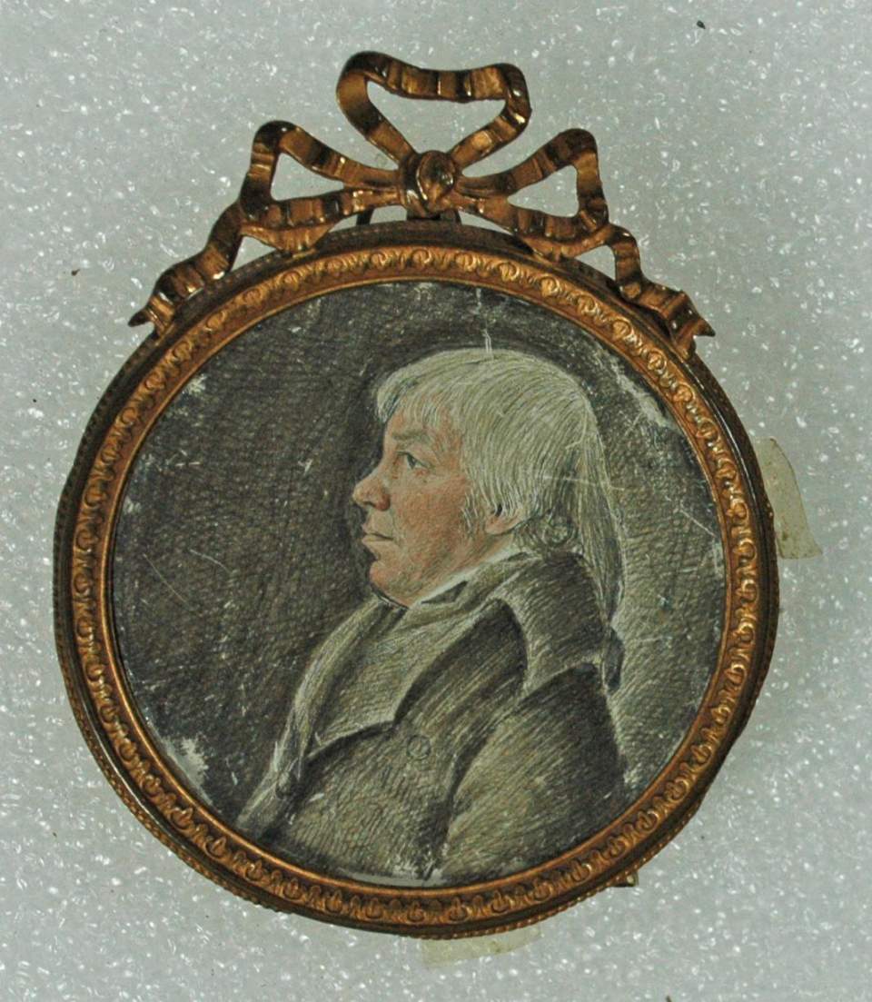 Miniatur, Grossvater Streiff ca. 1780