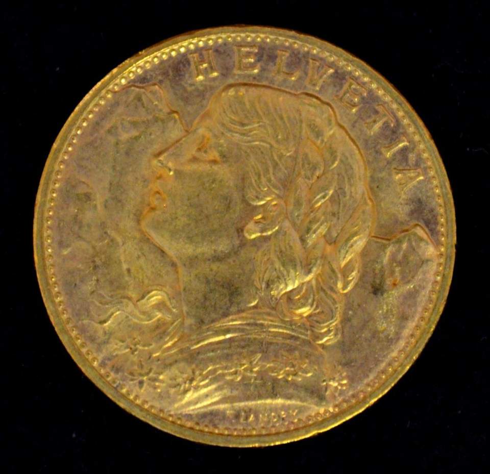 Münze 20 Franken, Gold, 1897 - 1949