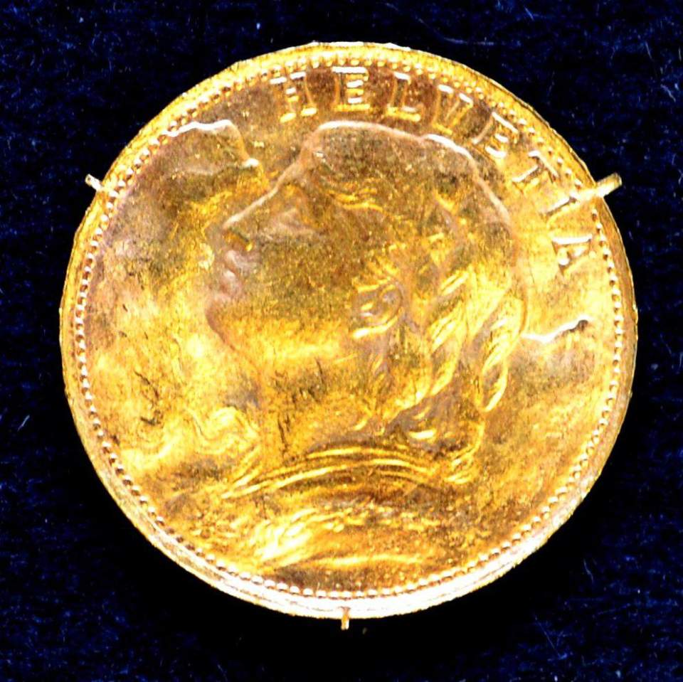Münze 20 Franken, Gold 1935