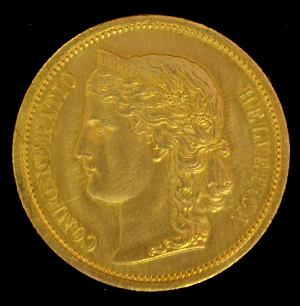 Münze,Gold 20 Franken