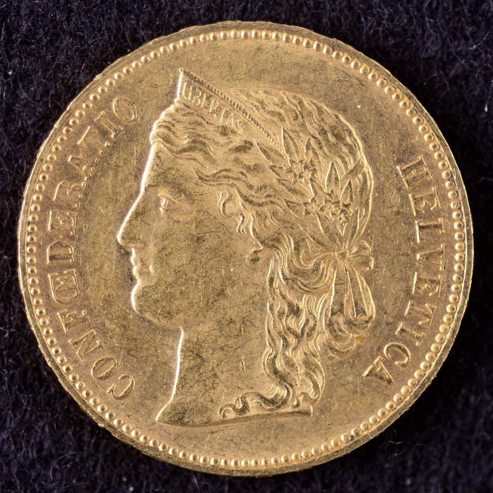 Münze, 20 Franken, Gold, 1891