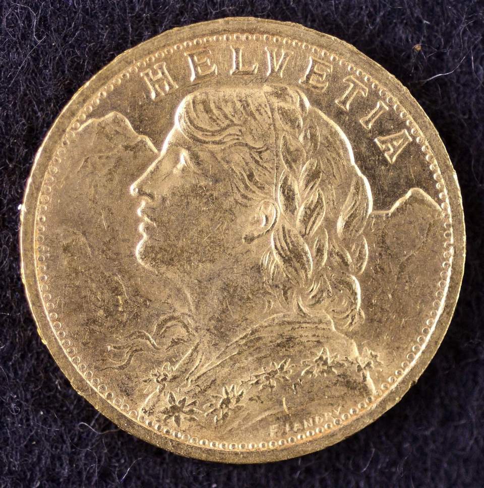 Münze, 20 Franken, Gold, 1899 (Vreneli)